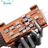 SUYOUPH Acoustic Guitar Chord Presser, Portable Guitar Learning Tools Guitar Teaching Presser,  Guit
