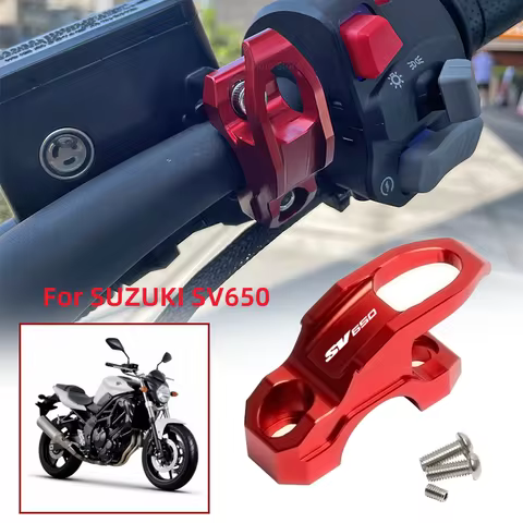 SV650 LOGO For SUZUKI SV650 sv 650 Motorcycle Accessories CNC Brake Master Cylinder Bracket Bag Lugg