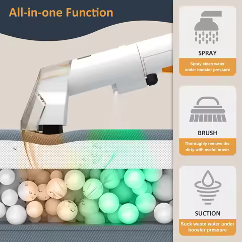 OMESER 750 W Spot Cleaner Vacuum Cleaner Handheld Carpet Cleaner 15 KPa 750 W Spray Suction Integrat