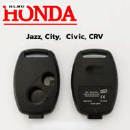 ปลอกกุญแจรีโมทรถยนต์ KLNU สำหรับเคส Kunci Remote Mobil สำหรับนักบิน Civic ฮอนด้าแอ CRV 2003 2007 2008 2009 2010 2011 2013 2012