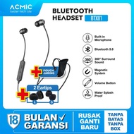 Jm Acmic Btx01 Bluetooth Headset Earphone Earbuds Headphone Stereo W/
