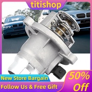 titishop Engine Coolant Thermostat Housing Assembly for BMW X5 X6 545i 550i 650i 750i 760i 115375868