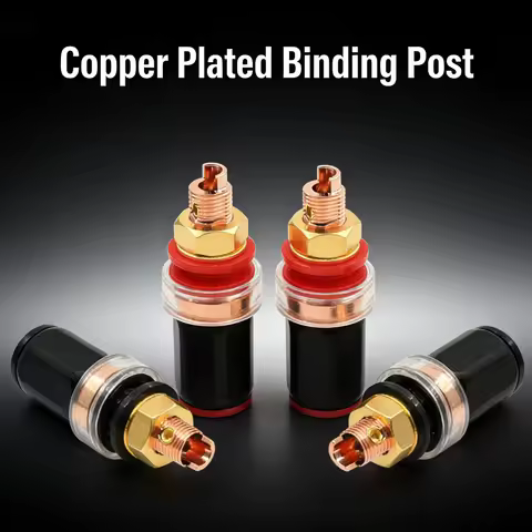 4PCS HI-END Audio Terminal Binding Post 4MM Banana Plug Socket Speaker Amplifier Connector for Hi-Fi