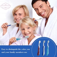 HORK 2PCS Travel Folding Toothbrush Hygiene Oral Portable Disposab Soft-bristled toothbrus VN