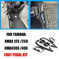 2025 Foot Pegs Motorcycle Skidproof Pedal Footrest Footpads For Yamaha Xmax 125 250 300 400 Xmax125 