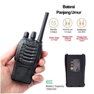 2 Unit HT Walkie Walky Baofeng BF 888S / Baofeng Handy Talky Radio HT/ Jarak Jauh 5KM Walky Handy Ta