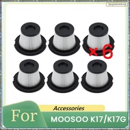 6 PCS HEPA Filter for  K17/K17G Sweeper Accessories Cleaner Parts Replacement