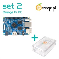 Orange Pi PC+Transparent ABS Case, Supported Android, Ubuntu, Debian Image Mini PC Single Board Comp