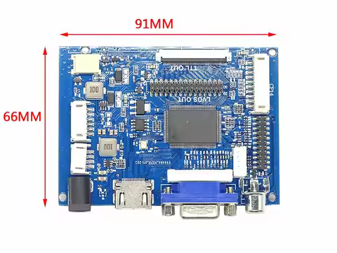 HDMI VGA AV To LVDS RGB TTL 50Pin Control Drive Board Universal LCD Screen Motherboard Jumper Modifi