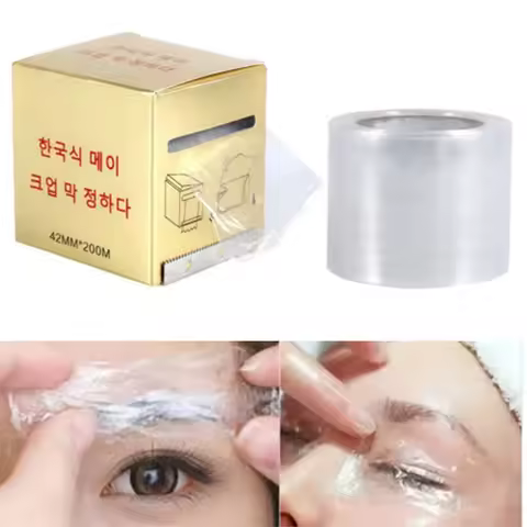 1Roll Tattoo Film Wrap Microbading Plastic Preservative Clear Cover 42mm*200mm Disposable Eyebrow Li