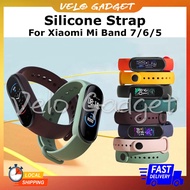 Xiaomi Mi Band 7 / Mi Band 6 / Mi Band 5 Silicone Strap Replacement Wristband Multicolor Bracelet