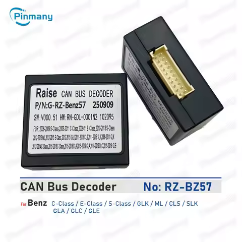 Car Radio CAN Bus Decoder RAISE RZ-BZ57 20-pin black box for Mercedes Benz C-Class E-Class S-Class G