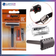 KING EVER SHAVER BLADE GileTte RubieE Click Shaving 1 Razor with FREE Blade-good and quality