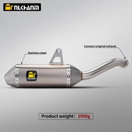 For CFMOTO 800MT 800mt Motorcycle Exhaust Escape Moto Modify Middle Tube Link Pipe T148 exhaust For 