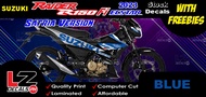 Suzuki Raider R150 Fi (2023) Satria Version ECSTAR Motogp Stock Decals / Stickers with Freebies