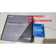 Intel Core I7 12700F + MSI Pro B660M-A DDR4