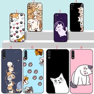 Samsung J4 J5 J6 J8 2018 J6 Plus J2 J7 Prime Core S7 Edge A8 Cartoon Cat Soft black phone case