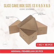 Slice Cake Box 13x9.5x6.5, Cake Packaging, Bread Packaging, Cake Packaging