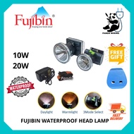 [ORIGINAL]Fujibin FBWP-HL 10W/20W LED Water Proof Rechargeable Head Light/ HeadLamp /Lampu Kepala (D