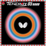 Butterfly Tenergy 05 Hard Table Tennis Rubber - Black/Red (Thickness Options)