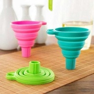 Mini Funnel Collapsible Silicone Rubber Folding Round Funnel