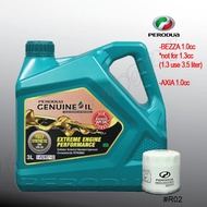 NEW ORI PERODUA FULLY 0W20 3L BEZZA 1.0 AXIA 1.0 VIVA KENARI KELISA KANCIL MYVI 1.0 SYNTHETIC ENGINE