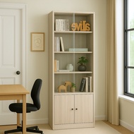 Furniture Direct ECO 2 Glass Door Filling Cabinet-Light Oak