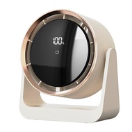 New  circulating fan 3600mah USB rechargeable silent desktop fan 5 speed adjustable powerful mini wa