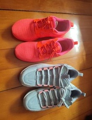 運動鞋/跑鞋/行街鞋    防滑鞋底                                             紅色 Nike/拼色Reebok                     