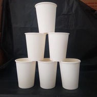 50pcs Plain Paper Cups 9oz 9oz Hot Drink Paper Cups
