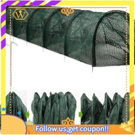 【W】Garden Tunnel Shade Net Cover with Quick-Release Technology,Row Covers for Vegetables Plant Cover