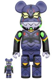 【一木家玩具】現貨 EVA 第13號機 第13号機 (新塗装版) BE@RBRICK 400%+100%