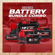 MILWAUKEE M12 M18 BATTERY BUNDLE COMBO