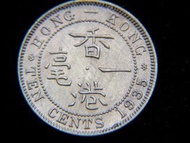 香港鎳幣-1935年英屬香港(British Hong Kong)一毫(Nickel Cents)鎳幣(英皇佐治五世像,首款)