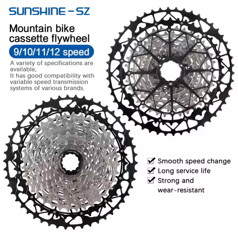 Mountain Bike Ultra-Light Hollow Flywheel 9S-12 Speed 40T 42T 45T 46T 48T 50T 52T Cassette Same as H