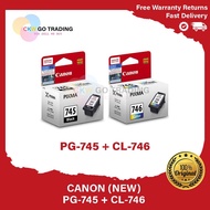 Original Canon Ink Cartridge 745 746 PG745 CL746 PG-745 CL-746