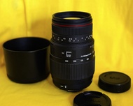 Sigma AF 70-300mm f/4-5.6 APO DG MACRO Telephoto Zoom Lens For Canon EF, Full Frame เลนส์ฟูลเฟรม ใช้ได้ ทั้งกล้องฟูลเฟรม และ ตัวคูณ APS-C มือสอง
