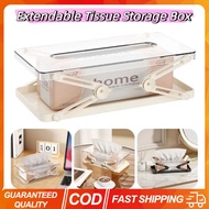 Extendable Tissue Storage Box Minimalist Height Adjustable Creative Light Luxury Napkin Holder Recta