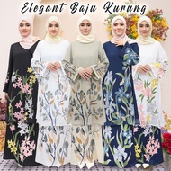 Modern Kebarung Baju Nikah/Tunang Kurung Baju Labuh Kurung kedah Floral Kurung Ironless KurungBrides