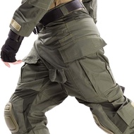 Combat Uniform + แผ่น Safari กางเกงยุทธวิธีกีฬาปีนเขาชุดเสื้อ Camo COMBAT เสื้อล่าสัตว์เสื้อผ้าผู้ชา