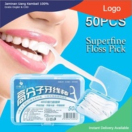 htd.ph 50Pcs/Set Teeth Toothpicks Stick Dental Floss Flosser Picks Tooth Clean Oral Care-Z646