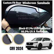 1PC HONDA CRV 2024 Custom Fit Oem Rear Sunshade Rear Sunshade Block 67.3% UVB & 66.9% UVA radiation