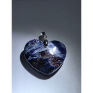 Natural Crystal Namibia Pietersite Pendant (Heart Shape) Natural High Quality Peter Stone Heart Shape Pendant