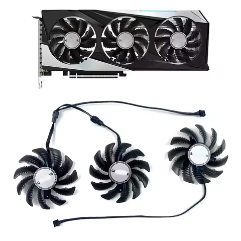 78mm T128010SU RTX3060 3060Ti Graphics Fan For GIGABYTE GeForce RTX 3060 RTX 3060 Ti Vision OC 3X WI