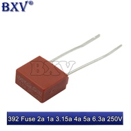 10PCS 392 Fuse 2a 1a 3.15a 4a 5a 6.3a 250v Square Plastic Fuse T2a Lcd Tv Power Board Commonly Fuses Slow Blow Fuse T3.15a