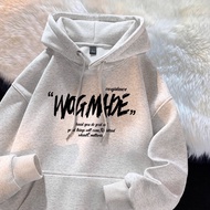 [ABFR] Hooded Kick American Street Wear t Men essentials Sweatshirt Pure Cotton Trendy University Pu