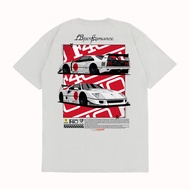 KRMK T-Shirt Unisex Distro Shirt Car Image FERRARI F40 LBWK LIBERTY WALK V2