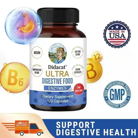 Super Digestive Enzyme - Intestinal Digestive Health Capsules Relieve Bloating and Flatulence and Pr