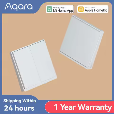 Aqara E1 Wireless Switch Zigbee Smart Wall Switch Smart Dual Control One Key Control Extreme Single-