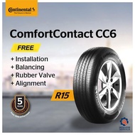 Continental ComfortContact CC6 R15 175/65 185/55 185/60 185/65 195/50 195/55 195/60 205/60(with inst